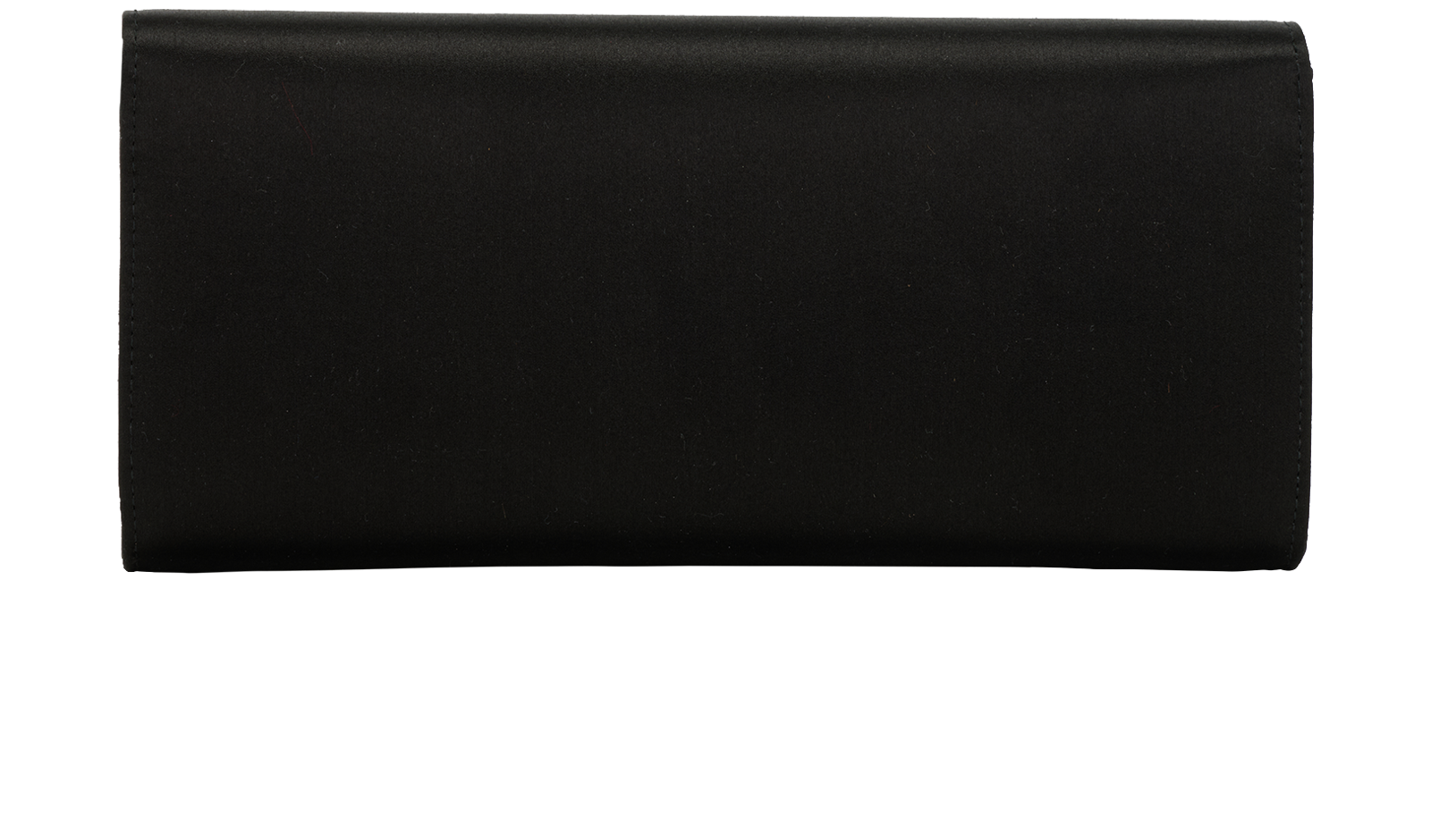 Lion Head Clutch, &pound;275, Handbags, Black, Satin, Back view